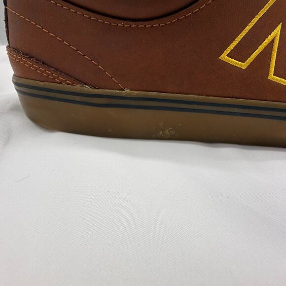New Balance Numeric Brighton 344 Men’s Shoes Brown Leather Gum Sole Skate Sz 11 - Picture 9 of 11